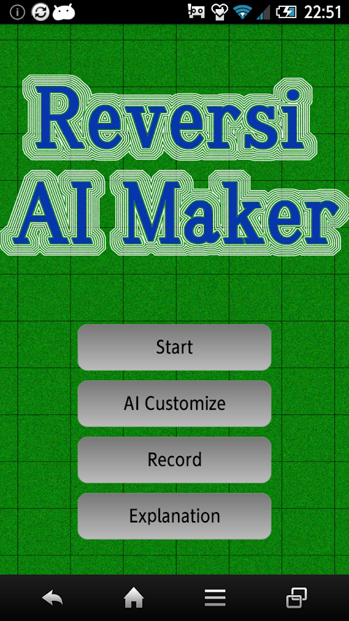 Android application AI Maker Reversi Pro screenshort