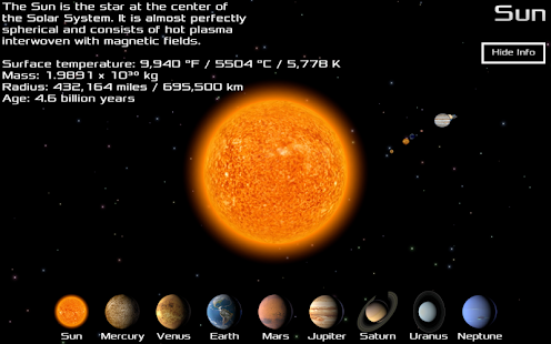 Pocket Solar System