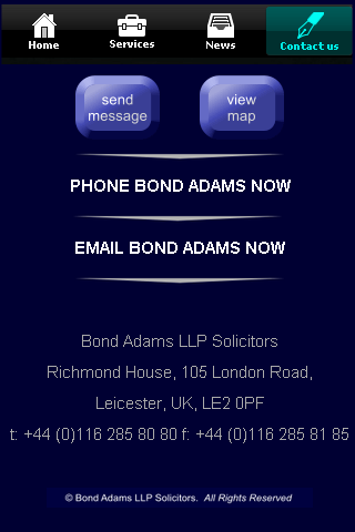 【免費商業App】Bond Adams LLP Solicitors-APP點子