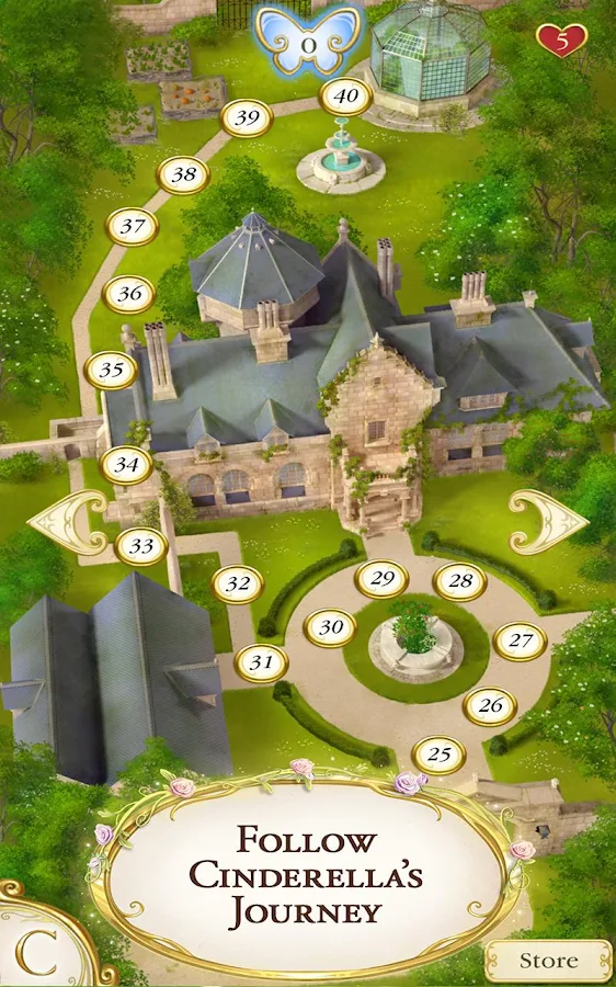 Cinderella Free Fall - screenshot