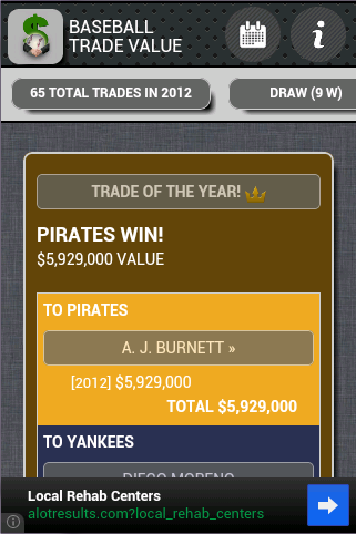 Baseball Trade Value