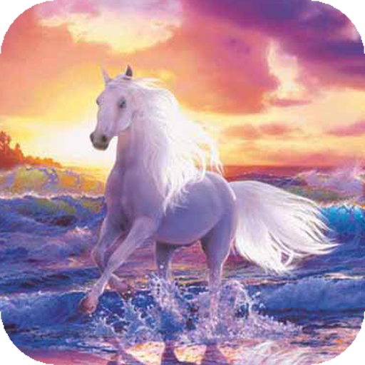 Horse galloping by the sea LWP 個人化 App LOGO-APP開箱王