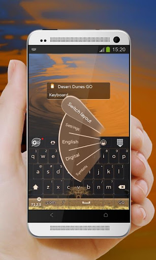 【免費個人化App】沙漠沙丘 GO Keyboard Theme-APP點子