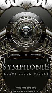 Lastest SYMPHONIE Luxury Clock Widget APK for Android