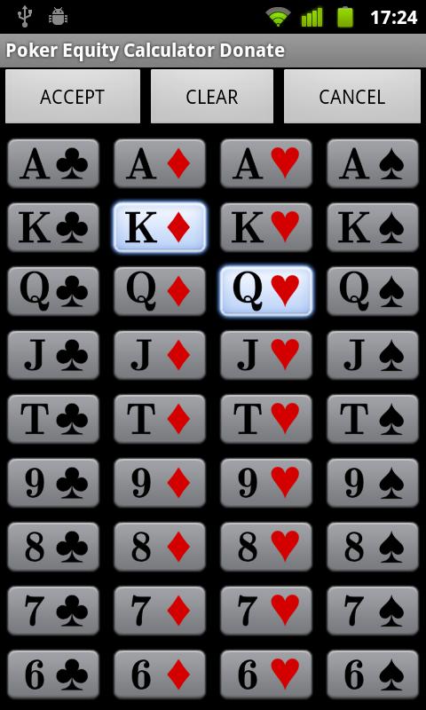 Poker Equity Calculator Pro Screen 3