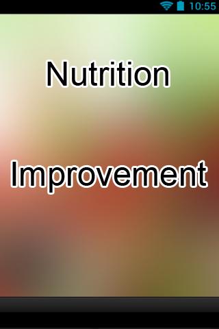 Nutrition Improvement