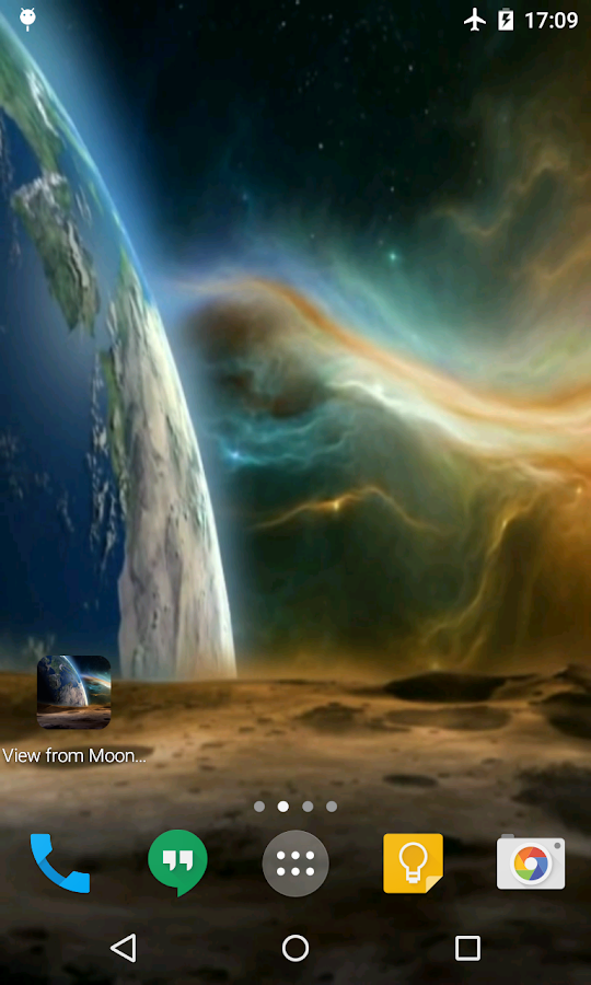View from Moon Live Wallpaper - Android Apps on Google Play