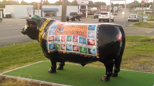 Leflore County Youth Services Bull Statue