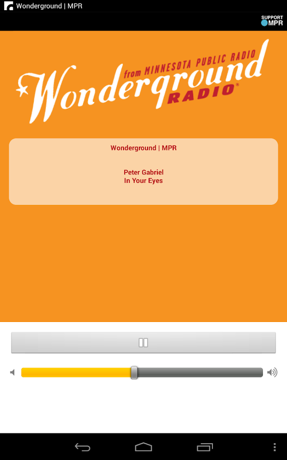   MPR Radio – Capture d'écran 
