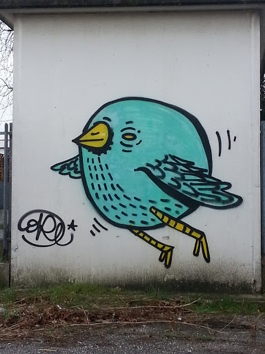 Green Bird Murales