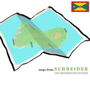 GRENADA travel map logo