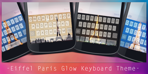 Eiffel Paris Glow Keyboard