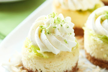 Mini Coconut Lime Cheesecakes Recipe