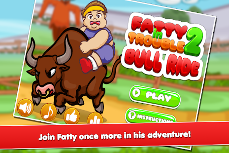 How to install Fatty In Trouble 2 : Bull Ride 1.3 unlimited apk for bluestacks
