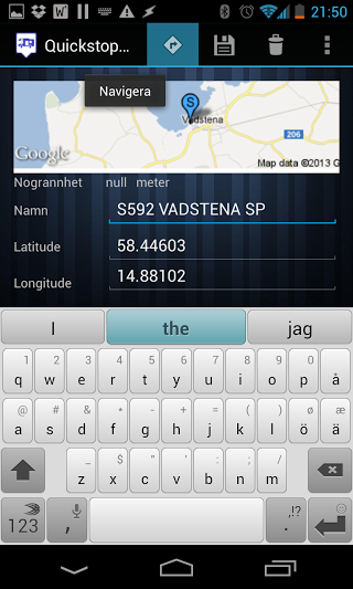 Quickstop Pro Screen 2