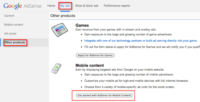 how to Add the ad code to a mobile webpage for Google Adsense 