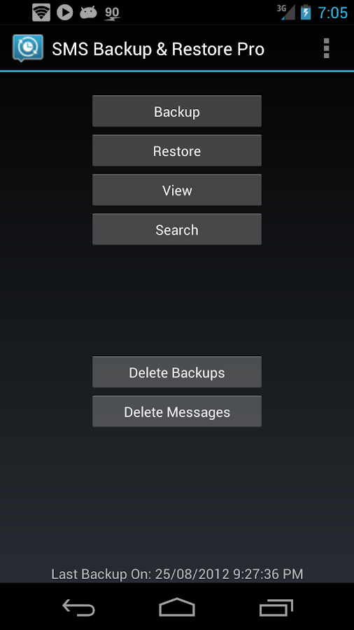 SMS Backup & Restore Pro - screenshot