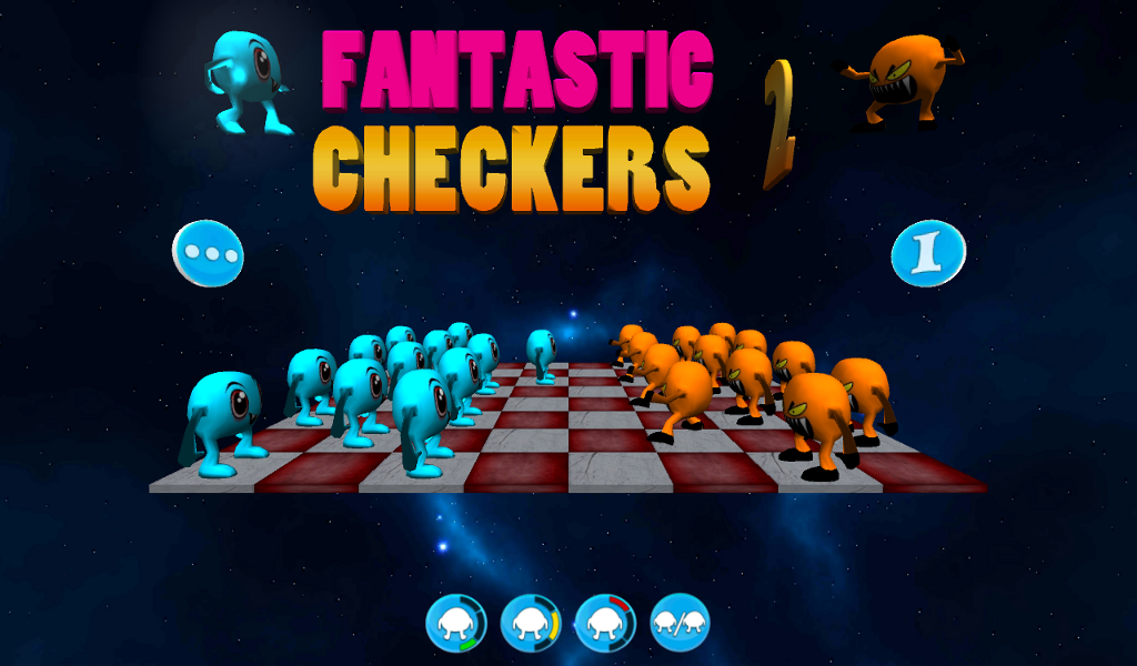 Android application Fantastic Checkers 2 screenshort