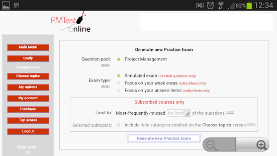 PMTestOnline - PMP Study Screenshots 3