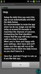 Daily Bonus Automatic Fetcher Screenshots 2