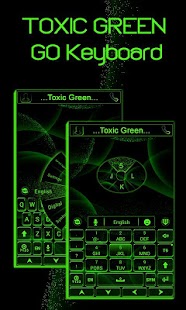 Toxic Green GO Keyboard Theme