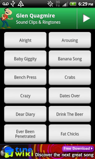 Glen Quagmire Soundboard Android app Screenshot 1