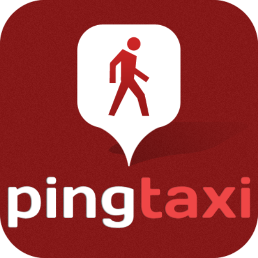 Pingtaxi Client (gọi taxi) LOGO-APP點子