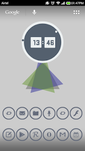 download GRAY CIRCLE ICON APEX NOVA ADW free