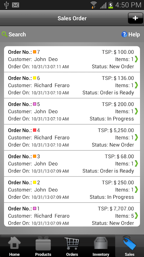 Goods Order Inventory Pro - screenshot