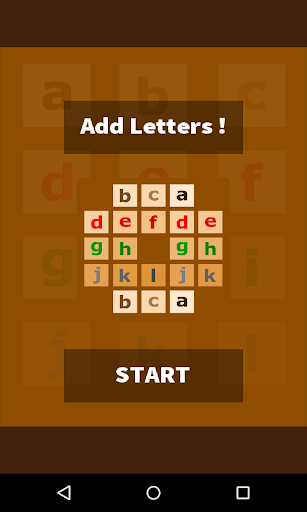 Add Letters Puzzle Game