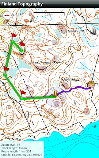 Finland Topography