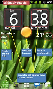 Flip Clock xTheme Widget 4×2 – Android Digital clock widget with ...