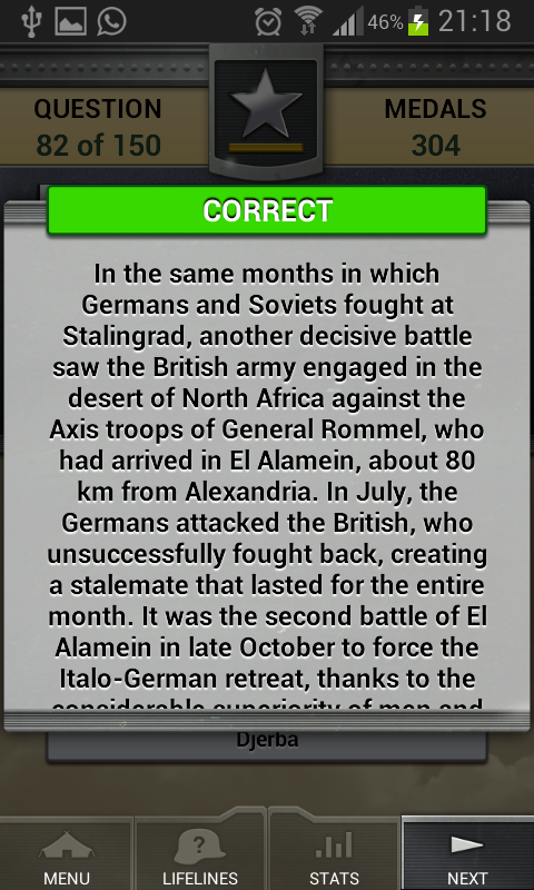 Genius Quiz World War 2 Screen 3