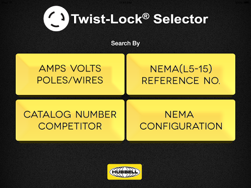 Hubbell Twist-Lock® Selector