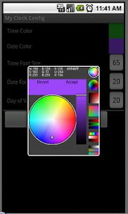 Lastest My Color Digital Clock Widget APK