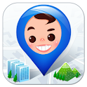KOREA TRAVEL MAP with Google logo