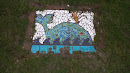 Mosaic Whale in the Grass