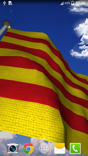 【免費個人化App】Catalonia Flag - LWP-APP點子