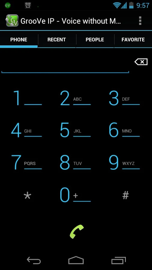 GrooVe IP - Free Calls - screenshot