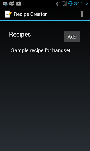 RecipeCreator