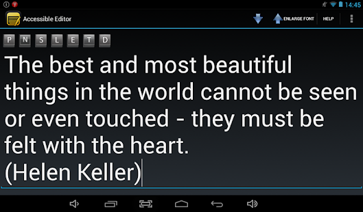 Accessible Editor  Talkback Screenshots 0