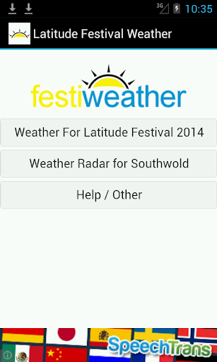 Latitude Festival Forecast