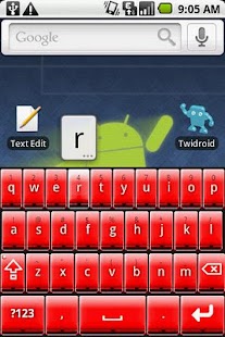 Better Keyboard Skin - Red Screenshots 1