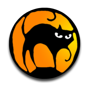 Halloween Black Cat Clock 個人化 App LOGO-APP開箱王