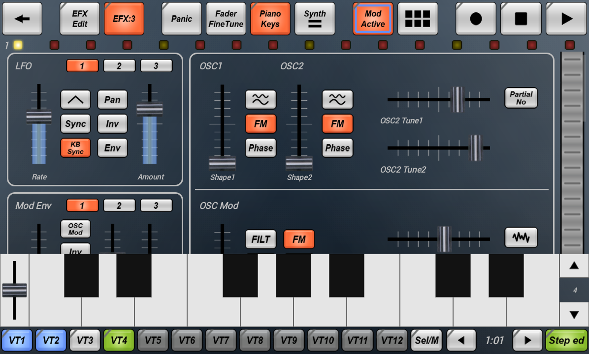 GStomper Studio screenshot