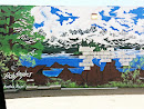 Montana Mountain Mural