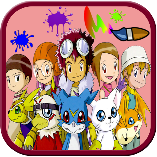Games Digimon Kids Coloring 教育 App LOGO-APP開箱王