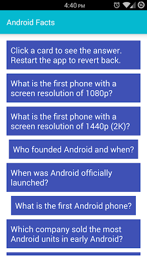 Android Fun Facts