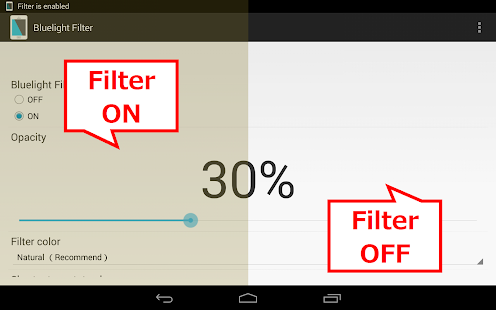 Bluelight Filter License Key - screenshot thumbnail