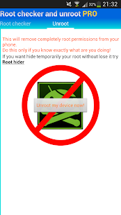 Root checker and unroot PRO